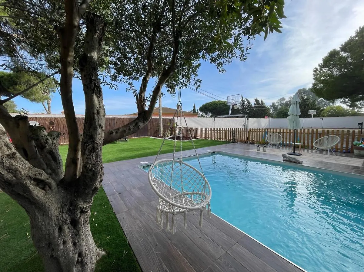 Holiday home La Marciana - Piscina Pista Tenis Futbol Y Baloncesto Privado - Bungalow Externo Independiente Chiclana de la Frontera